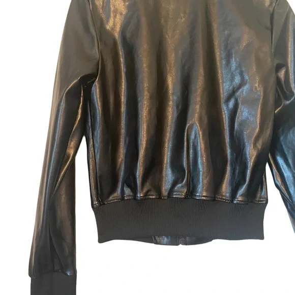 Urban Groove Vegan Leather Black Jacket - Picture 14 of 16